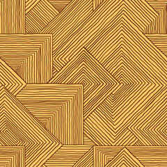 Line Doodle Seamless Pattern 83 - Parquet Weave