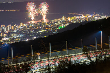 別府の花火（大分県別府市）
