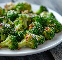 Roasted Broccoli With Garlic And Sea Salt
