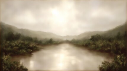 morning in the mountains