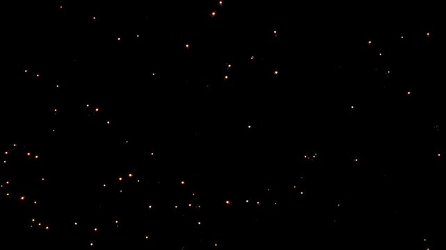 Captivating Cosmic Spectacle  A Stellar Night of Fireworks