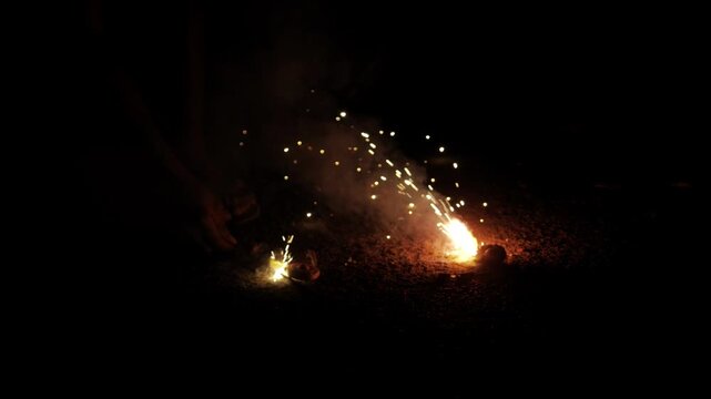 Epic Fireworks Blazing  A Spectacular Visual Feast