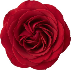 A Red Rores Bloom Petals PNG
