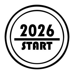 new year Line Icon