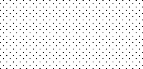 Black polka dots seamless pattern