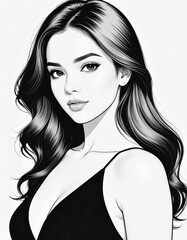 portrait of a woman wearing a dress