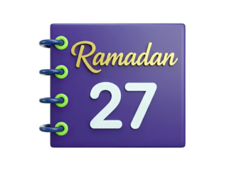 Ramadan Calendar 27th Day Illustration