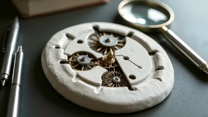 Gear disc tool combination ornament