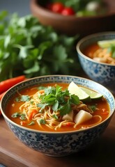 Japanesse noodle soup or ramen