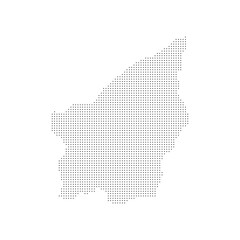 dotted halftone black silhouette of san marino map isolated. san marino country map for travel and presentation. san marino halftones map vector illustration.  world maps circle. global map.