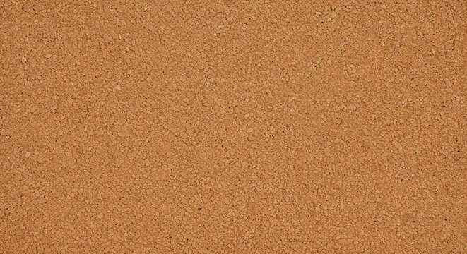 Natural cork texture with a warm brown granular surface provides an abstract background for design and decor, captured in a full frame view.