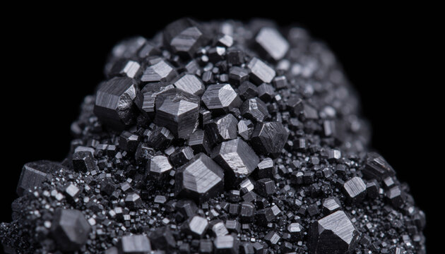 Graphite Carbon Crystalline Grain Structure Macro