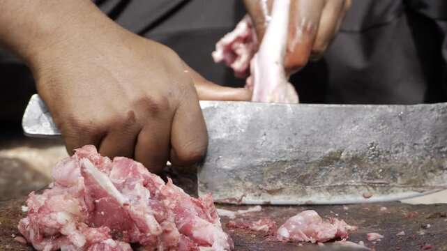Masterful Meatcraft  Expertly Cutting Meat with Precision