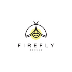 firefly logo illustration design icon vector