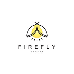 firefly logo illustration design icon vector