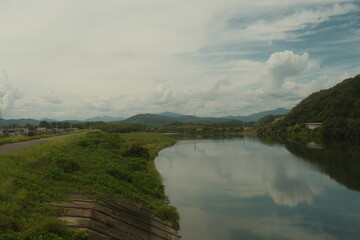 Obraz premium rural river