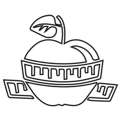 Apple Diet Icon