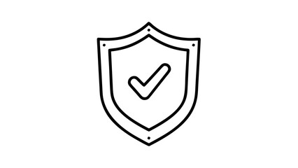Secure Payment Shield Vector Icon
