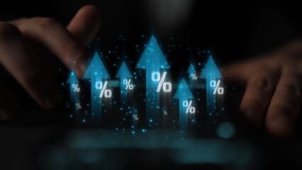 Rising interest rate reflects economic growth. Interest rate increase signals financial changes,...