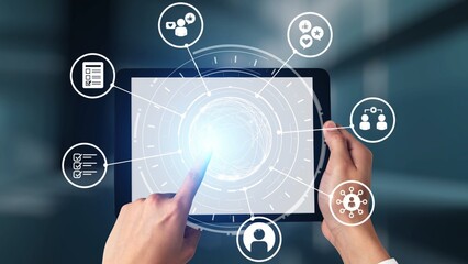 Personalization icons showing customization, user profile and experience design for personal service, customer journey and adaptive digital interaction. Gist