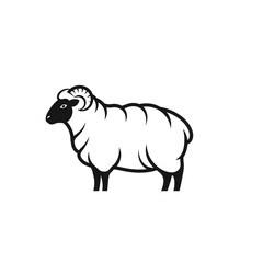 【Animals Icons – Basic】Sheep silhouette icon for farm and design｜ヒツジのシルエットアイコン（牧場・デザイン用）