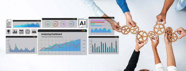 Data dashboard helps track business performance, identify trend patterns, and optimize strategic decision making for sustainable growth Parse