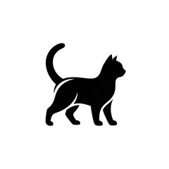 【Animals Icons – Basic】Cat silhouette icon for logo and design｜猫のシルエットアイコン（ロゴ・デザイン用）