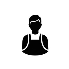 【Lifestyle Icons &ndash; Transport】Worker silhouette icon for job and service design｜作業者のシルエットアイコン 仕事・サービス用