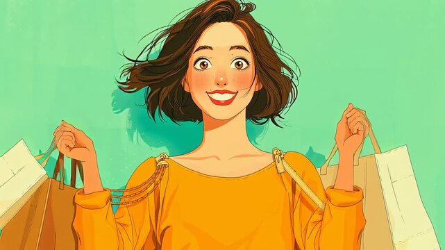 Vibrante Estilo en un D&iacute;a de Compras