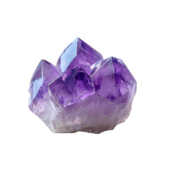 Fototapeta premium Amethyst crystal gemstone quartz purple mineral cluster raw stone geology Amethyst crystal gemstone quartz purple mineral cluster raw stone geology study backdrop sparkle shine detail closeup cut