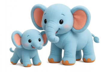 Cute Blue Elephant Plush Toys.