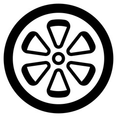 Fototapeta premium film glyph icon
