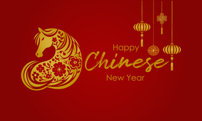 Fototapeta premium Happy Chinese New Year, Happy Lunar Year, Background, Banner, Greetingcard