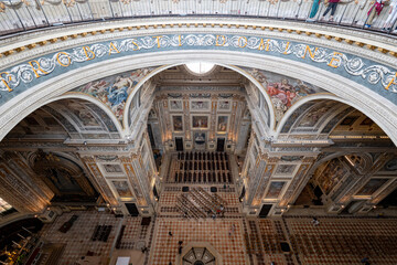 Obraz premium Interior of Basilica di Sant’Andrea - Mantua, Italy
