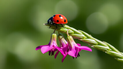 ladybird on a flower