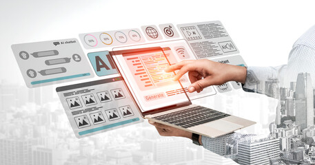 AI assistant with chatbot windows, code editor, and performance analytics for intelligent automation and development Parse