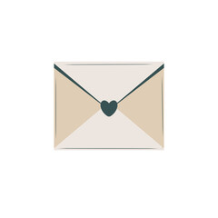 Elegant envelope ready to deliver