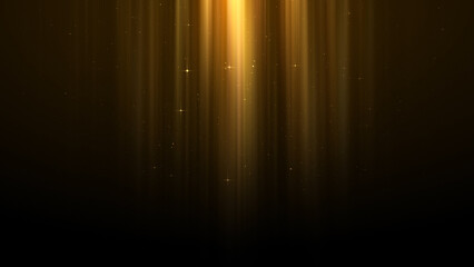 Golden Heavenly Light Particles Gold Awards Trailer Titles Cinematic Openers Luxury Intro Background