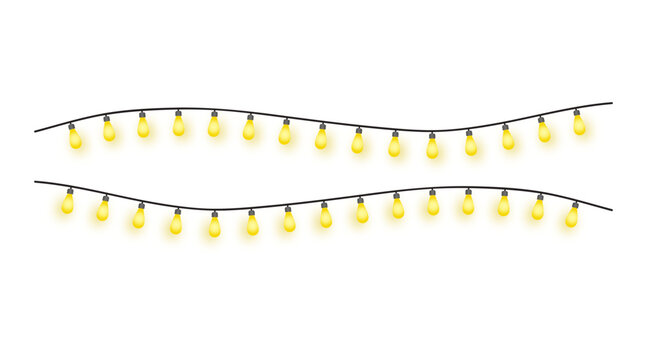Warm White String Lights for Outdoor Patio Christmas Holiday Party Decorative Lighting