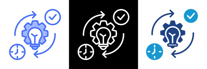 Process Improvement triplestyle icon