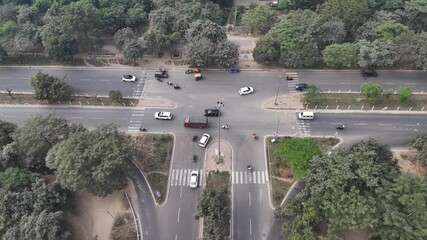 The expanding residential zones of Greater Noida feature new towers, spacious roads, and eco-friendly design.