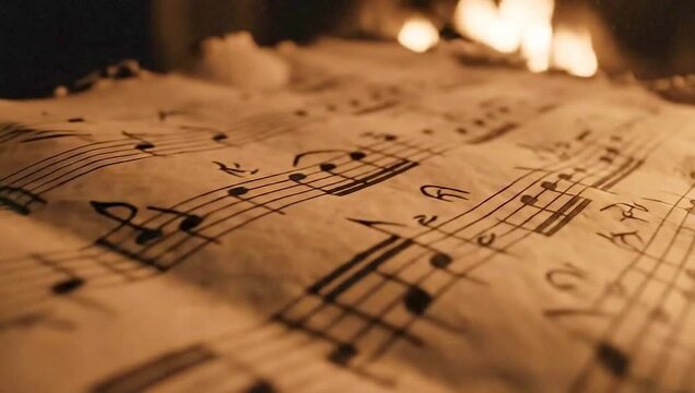 old music sheet