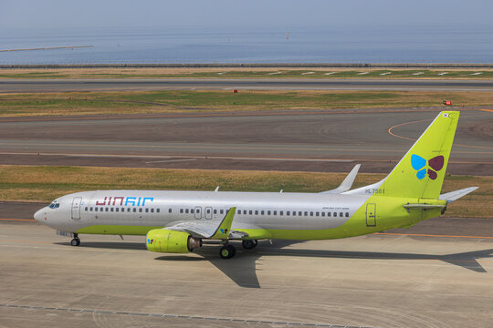 Boeing 737-800 aircraft of the South Korean LCC, Jin Air,