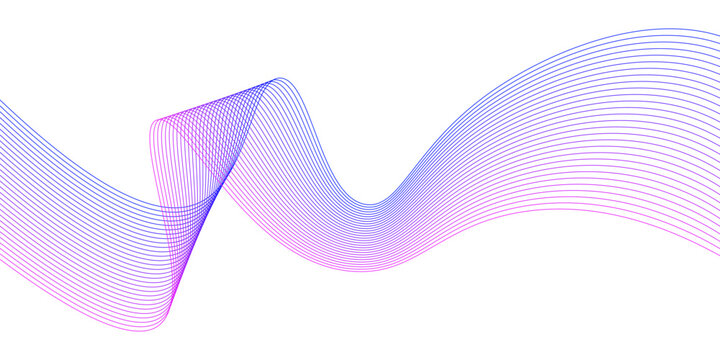 purple gradient wavy line pattern 