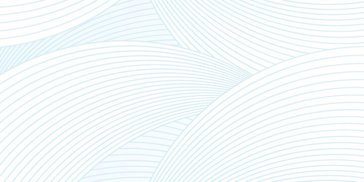 Light Blue Water Ripples Abstract Background. Smooth Dynamic Geometric Lines Texture