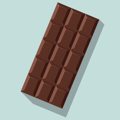 Vertical Chocolate Bar Isometric Illustration