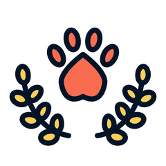 Badge for animal identification or symbol.