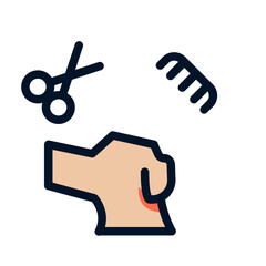 Icon representing animal heartbeat and health monitoring.