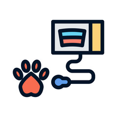 Ultrasound tool for internal pet examination.