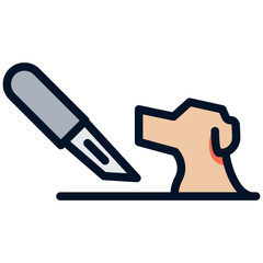 Surgical instruments for pet operations.